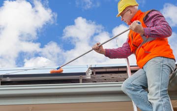 Winsick soft wash roof cleaning